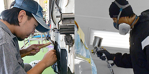 鈑金・塗装・修理イメージ